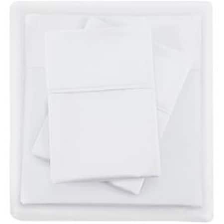 Madison Park Queen Size Cotton Blend Sheet Set, White MP20-4840